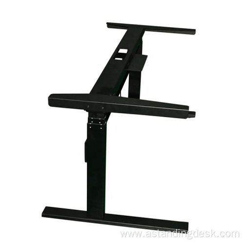Adjustable height electric sit stand motorized lifting table